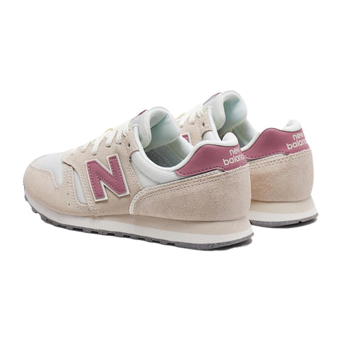 New Balance Tenis 373 Crema/Rosa, para Mujer