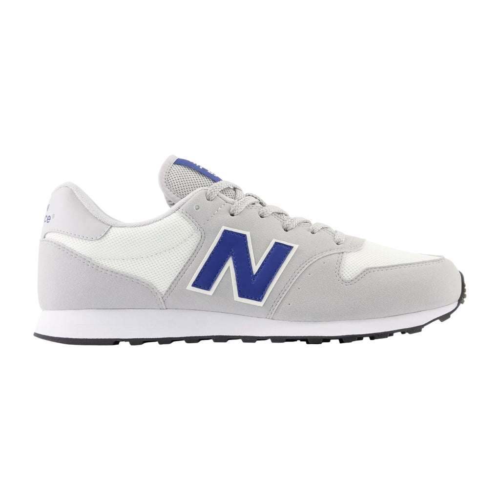 New Balance Tenis 500 Gris Claro/Blanco, para Hombre