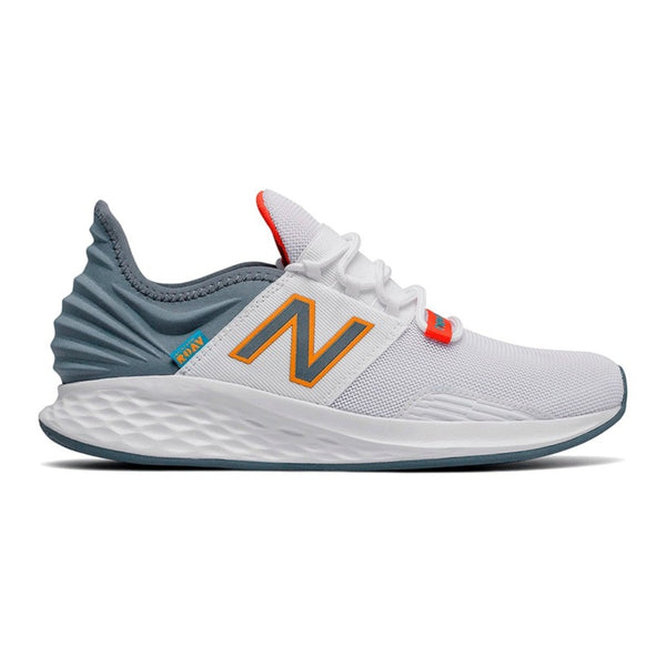 New Balance Tenis Fresh Foam Roav Run Blanco/Gris, para Hombre