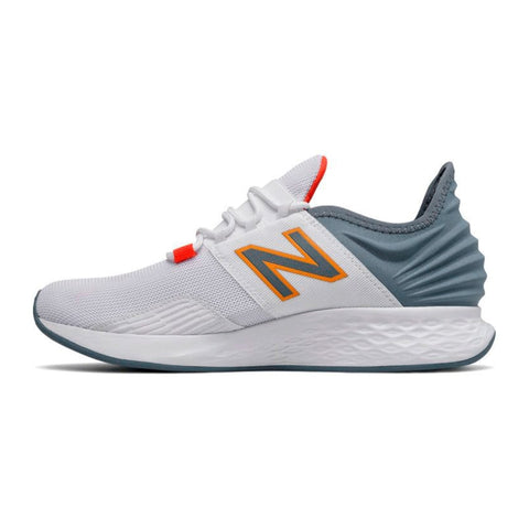 New Balance Tenis Fresh Foam Roav Run Blanco/Gris, para Hombre