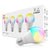 Nexxt Solutions Bombillo Inteligente Light Bulb RGB A19, NHB-C110 4PK