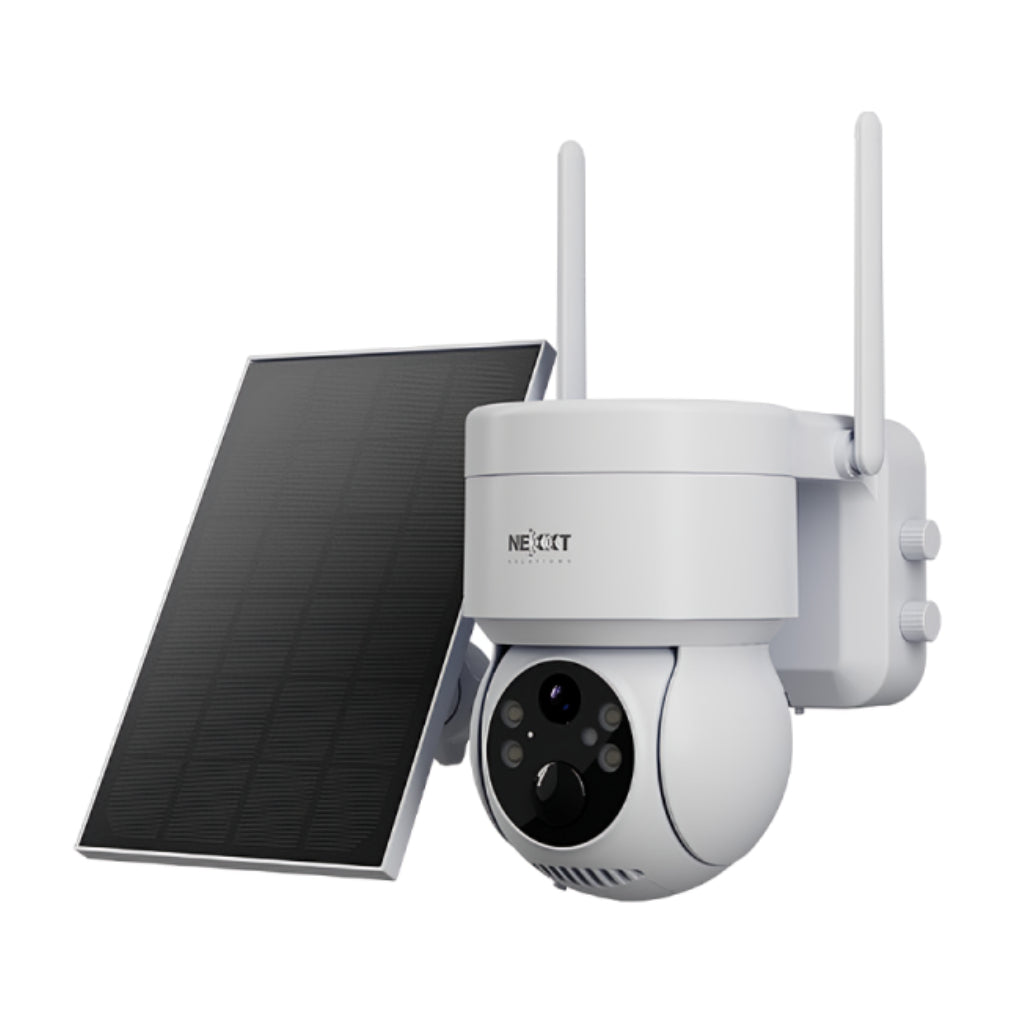 Nexxt Solutions Cámara PTZ Solar Wi-Fi Inteligente para Exterior, NHC-OP20S