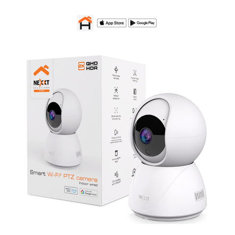 Nexxt Solutions Cámara PTZ Wi-Fi Inteligente para Interior, NHC-IP10