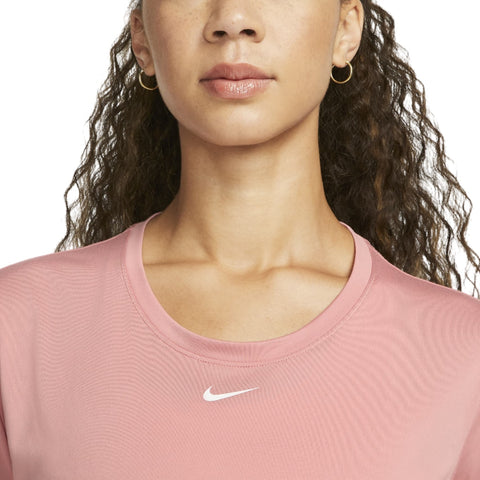 Nike Camiseta Dri-Fit One Rojo Nebulosa, para Mujer