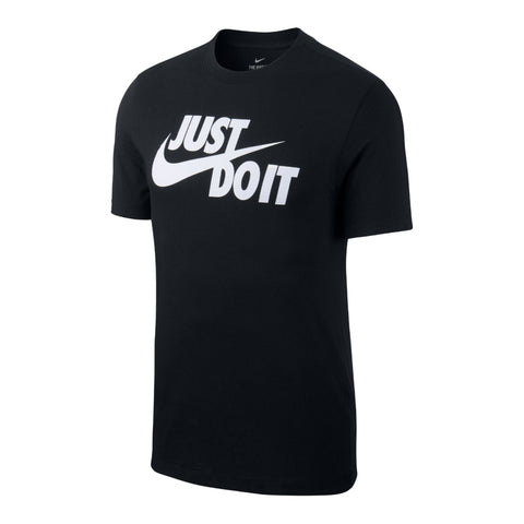 Nike Camiseta M NSW Tee Just Do It Swoosh Negro, para Hombre