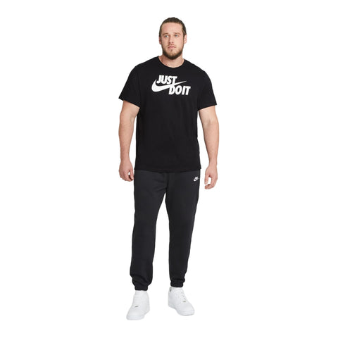 Nike Camiseta M NSW Tee Just Do It Swoosh Negro, para Hombre