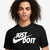 Nike Camiseta M NSW Tee Just Do It Swoosh Negro, para Hombre