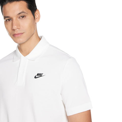 Nike Camiseta Polo M NK Club PQ Matchup Blanco, para Hombre