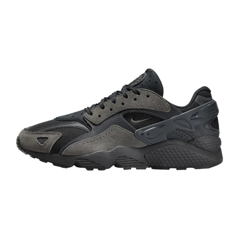 Nike Tenis Air Huarache Runner Negro/Gris, para Hombre