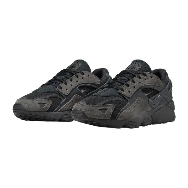 Nike Tenis Air Huarache Runner Negro/Gris, para Hombre