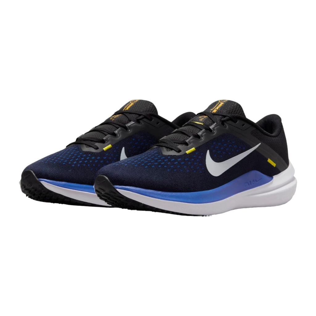 Nike Tenis Air Winflo 10 Running Negro/Azul, para Hombre