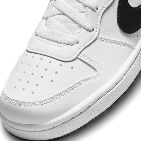 Nike Tenis Court Borough Low Recraft BG Blanco/Negro, para Niño