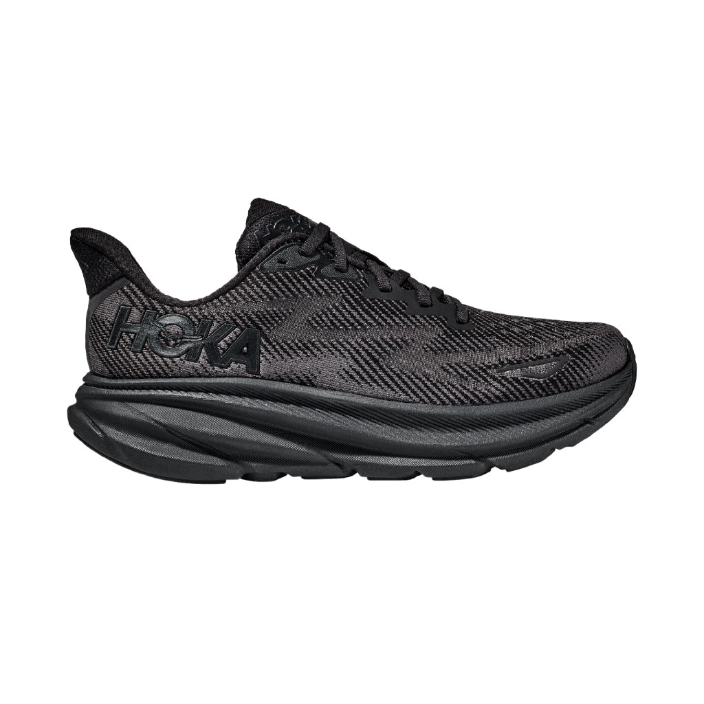 Hoka Tenis Clifton 9 Negro, para Mujer