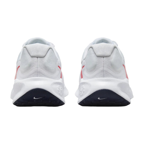 Nike Tenis Revolution 7 Blanco/Rojo, para Hombre