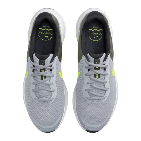 Nike Tenis Revolution 7 Gris/Negro, para Hombre