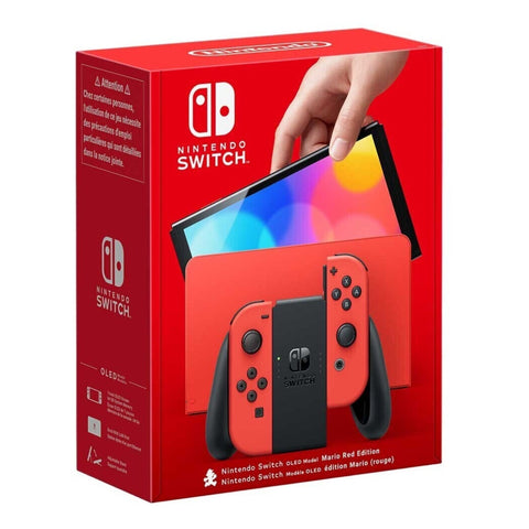 Nintendo Consola de Videojuegos Switch OLED Edición Mario Red