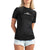 Oneill Camiseta Manga Corta Rash Guard Slim Fit Negro, para Mujer