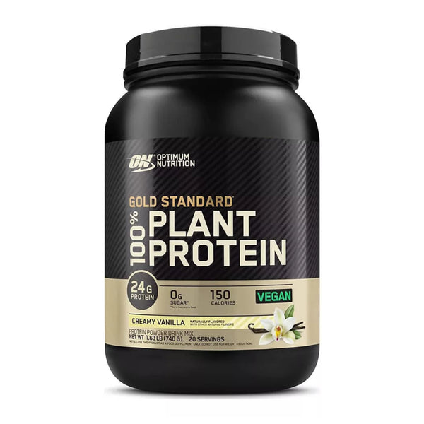 ON Proteína Vegana 100% Plant Protein Creamy Vanilla, 1.63 Libras