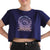 Oneill Camiseta Crop Top Visionary Azul Marino, para Mujer