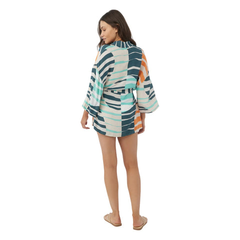 Oneill Salida de Baño Josie Kimono Multicolor, para Mujer