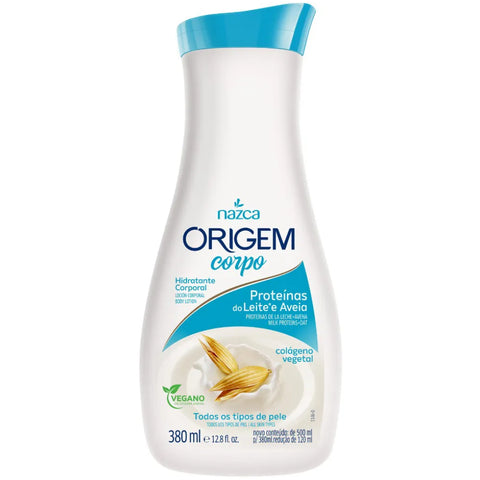 Origem Nazca Crema Corporal Leite E Avela 380 Ml