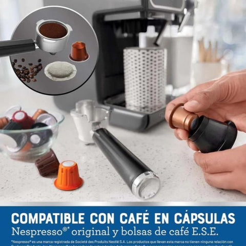 Oster Máquina de Café Semiautomática PrimaLatte Touch, BVSTEM6801M