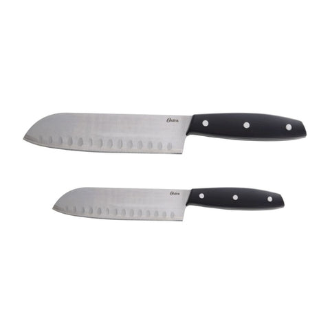 Oster Set Cuchillos de Acero Inoxidable Santoku, 2 Piezas