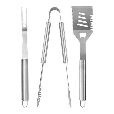 Oster Set Utensilios para Barbacoa Acero Inoxidable, 3 Piezas