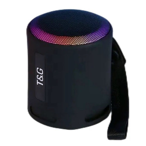 T&g Parlante Inalámbrico Bluetooth Negro,tg-373