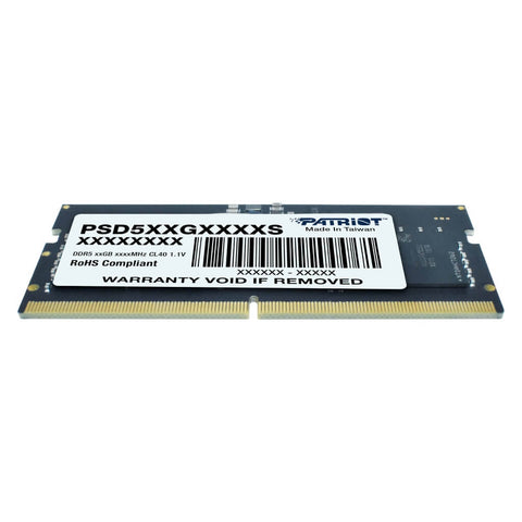 Patriot Memoria RAM 8GB DDR5 SODIMM 4800MHZ, Signature Line