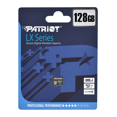 Patriot Tarjeta de Memoria MicroSDXC 128GB LX V10, PSF128GMDC10