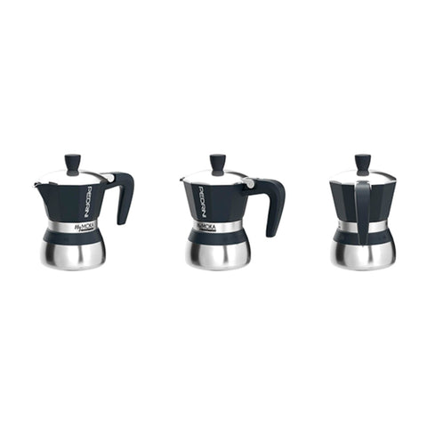 Pedrini Cafetera Italiana Mymoka Inducción Acero Inoxidable, 2 Tazas