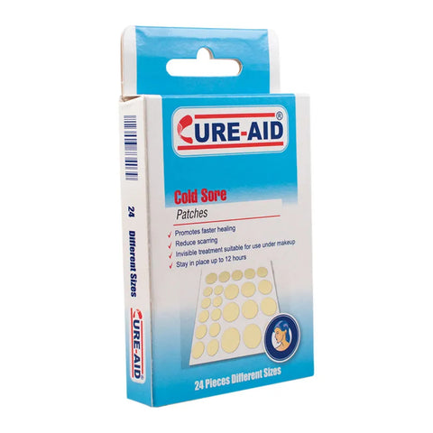 Pharmaplast Parches Hidrocoloides para Acné Cold Sore Cure-aid, 24 Piezas