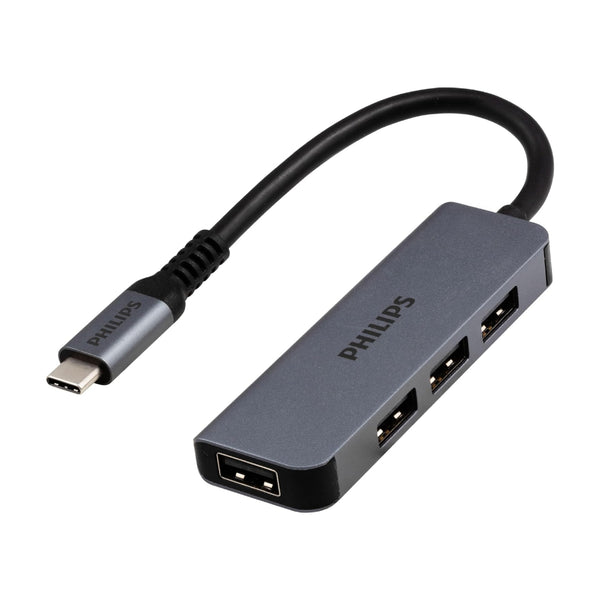 Philips Adaptador USB-C a USB-A de 4 Puertos, (SWL3573S/37)