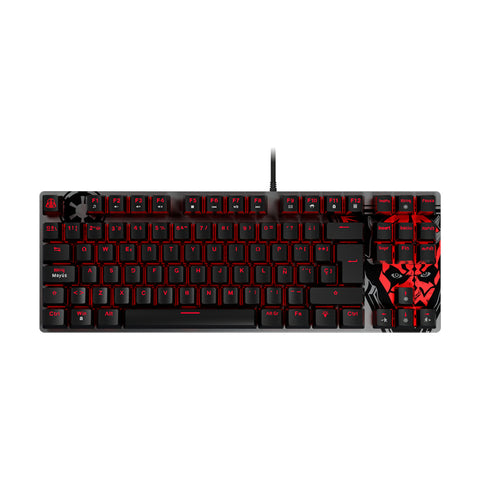 Primus Gaming Teclado Alámbrico Mecánico Gaming Dark Side Ballista 81T, Español