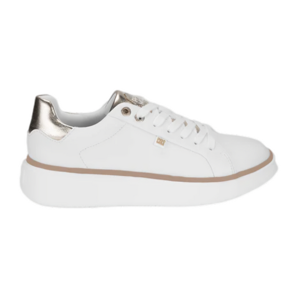 Promise Tenis Pretzel White/Gold, para Mujer