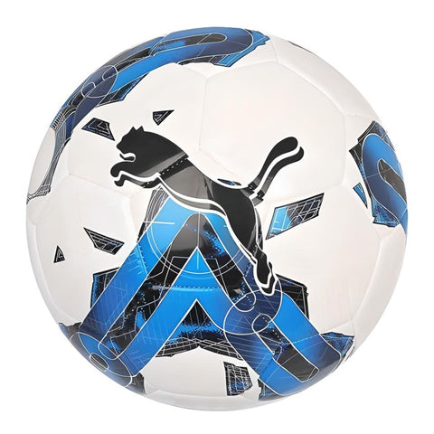 Puma Balón de Fútbol Orbita 6 MS, Blanco/Azul