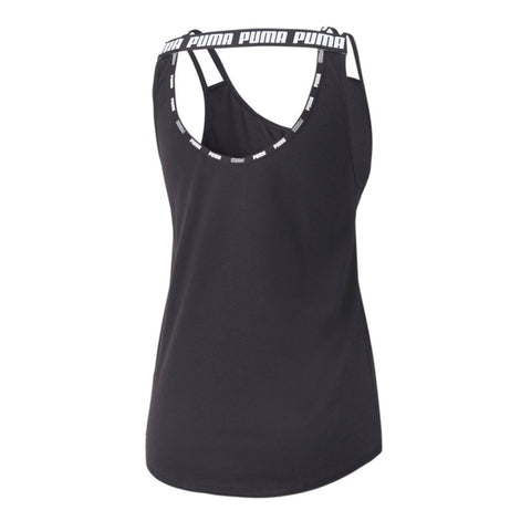 Puma Blusa Deportiva de Tirantes Strong Tri-Blend Tank W Negro, para Mujer