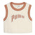 Puma Camiseta Crop Top Team For The Fanbase Grap Beige, para Mujer