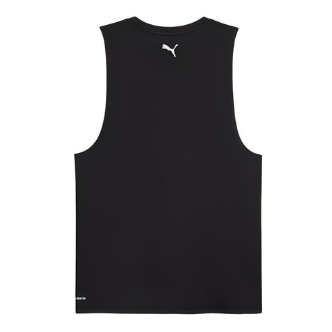 Puma Camiseta Deportiva sin Mangas Cloudspun Vistech Negro, para Hombre