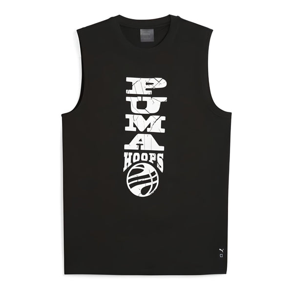 Puma Camiseta Deportiva sin Mangas The Hooper Tank Negro, para Hombre