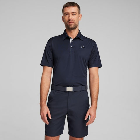 Puma Camiseta Polo Pure Solid Azul, para Hombre