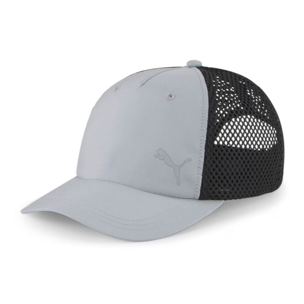 Puma Gorra Running Trucker Negro/Gris, Unisex