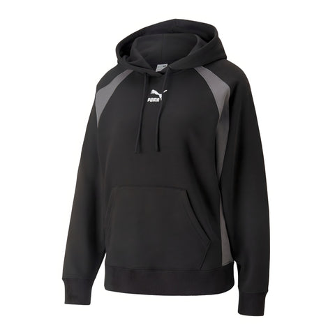 Puma Hoodie Classics Block Negro, para Mujer