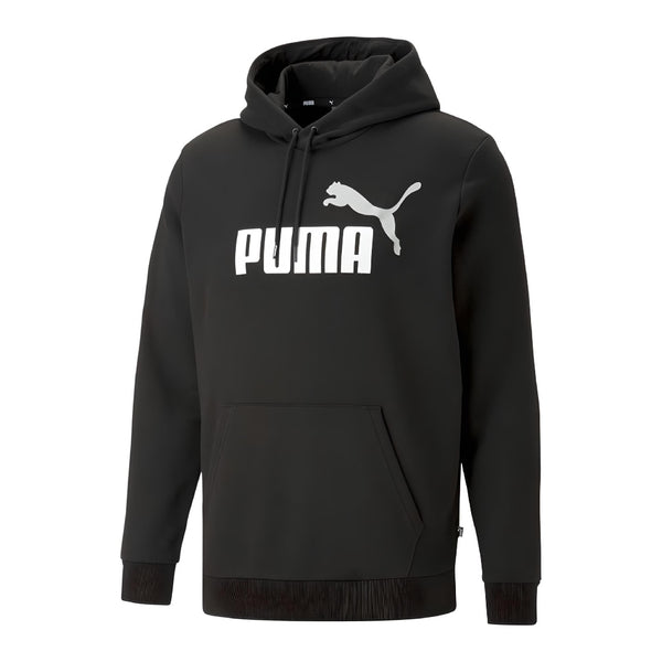 Puma Hoodie Ess+ 2 Big Logo Negro, para Hombre