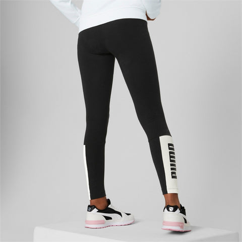 Puma Licra Deportiva Larga Power Leggins Negro, para Niña