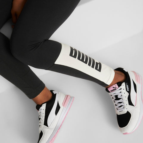 Puma Licra Deportiva Larga Power Leggins Negro, para Niña