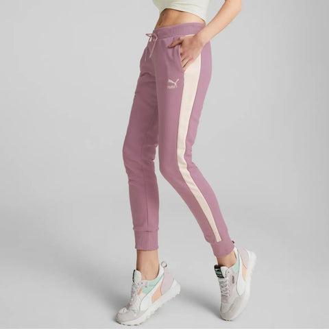 Puma Pantalón Deportivo Iconic T7 Track Lila, para Mujer