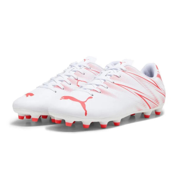 Puma Tenis Deportivos Attacanto FG Blanco/Rojo, para Hombre