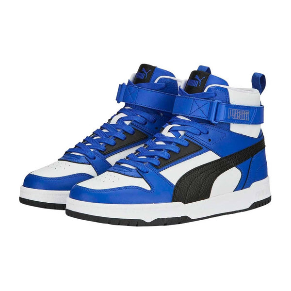 Puma Tenis RBD Game Blanco/Negro/Azul Real, para Hombre